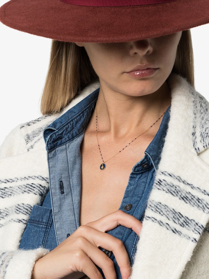 18k Yellow Gold Penguin Charm Necklace