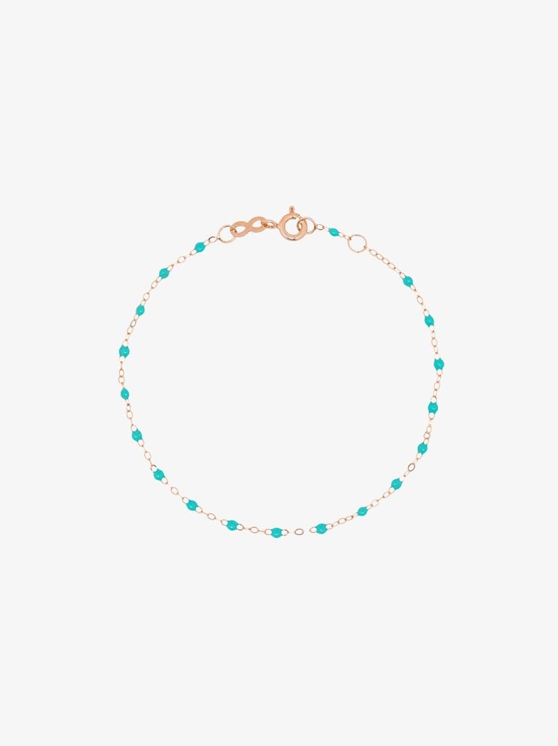 18k Rose Gold Classic Bead Bracelet
