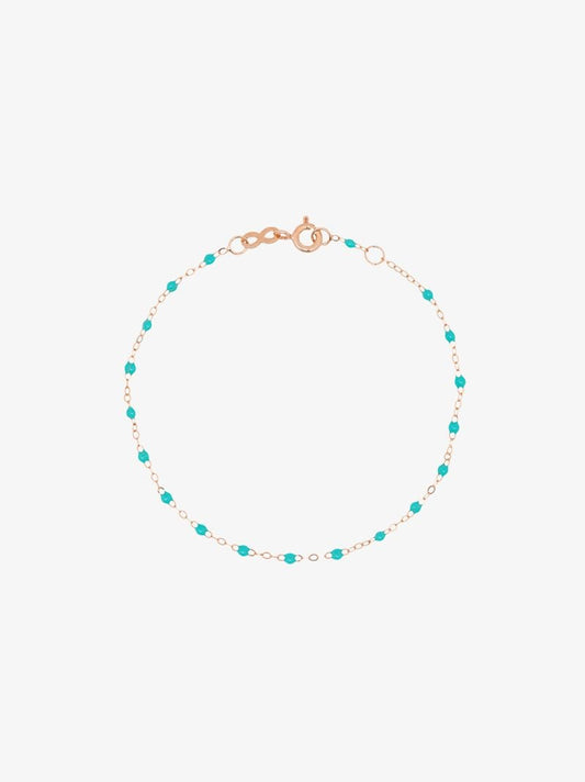18k Rose Gold Classic Bead Bracelet