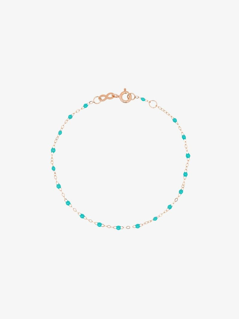 18k Rose Gold Classic Bead Bracelet