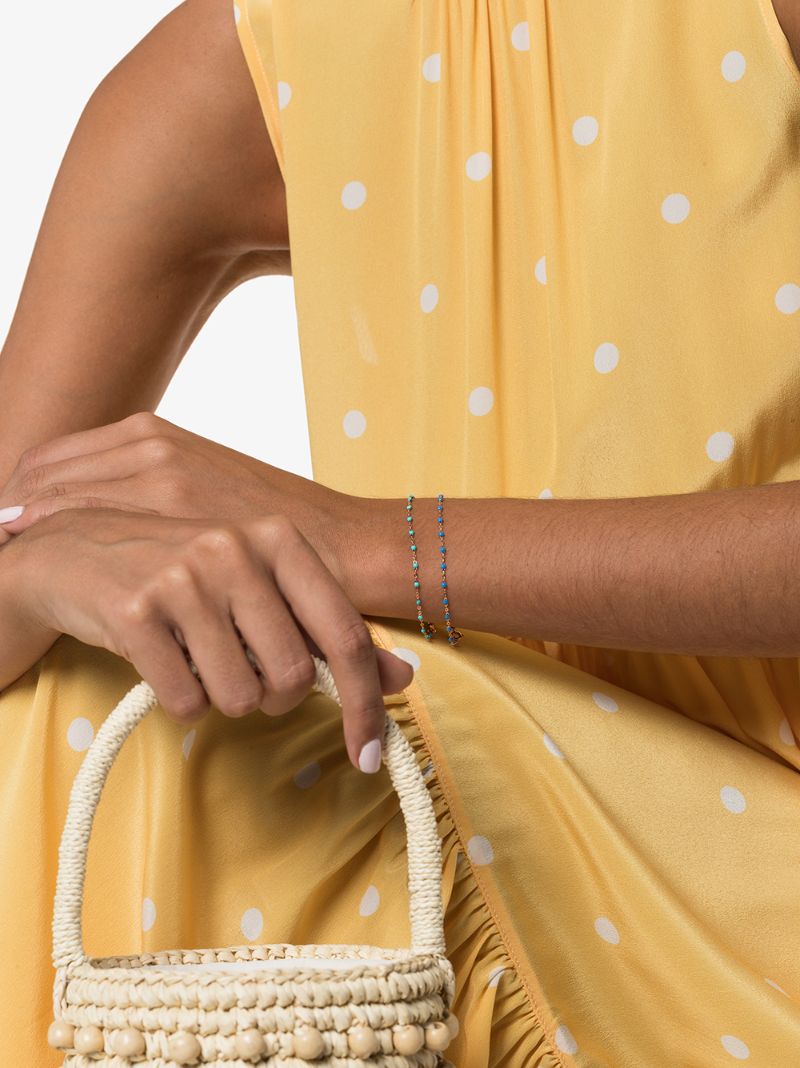 18k Rose Gold Classic Bead Bracelet