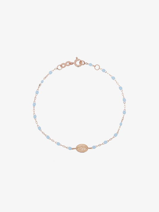 18k Rose Gold Madone Beaded Bracelet