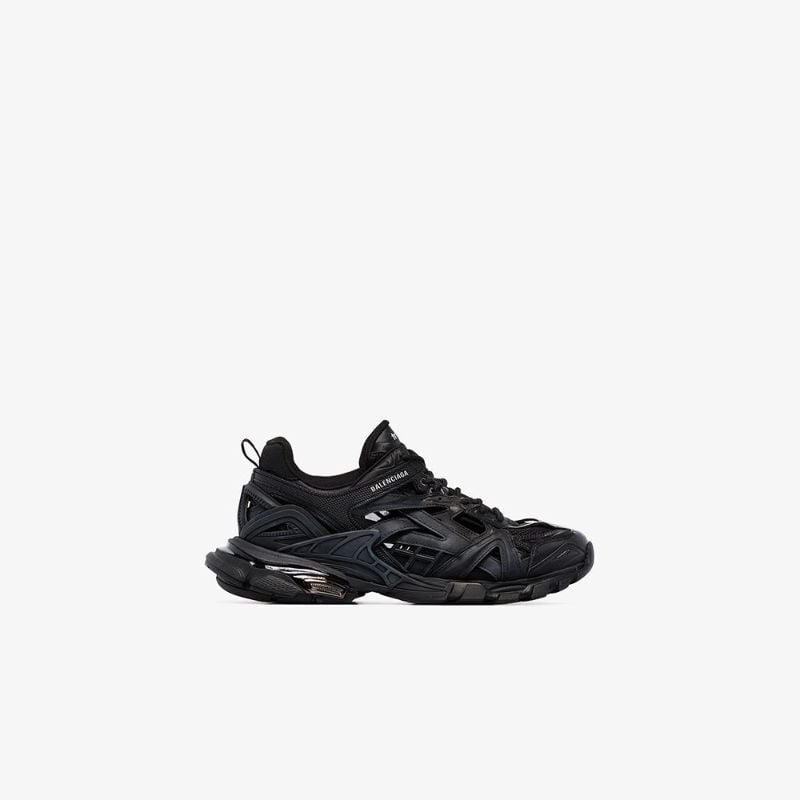 Black Track 2 Open Sneakers