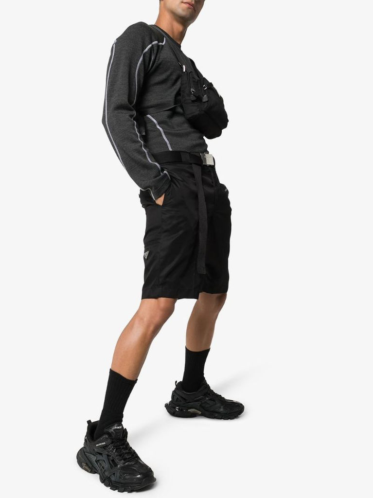 Black Track 2 Open Sneakers