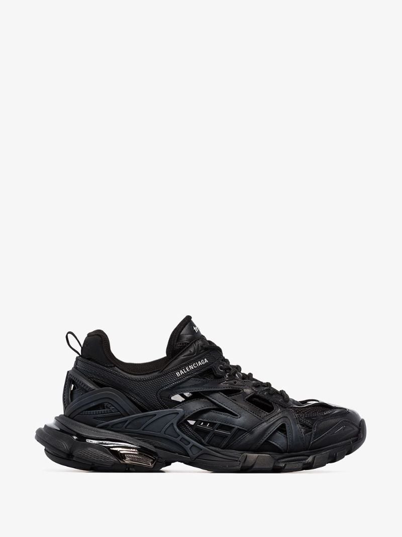 Black Track 2 Open Sneakers