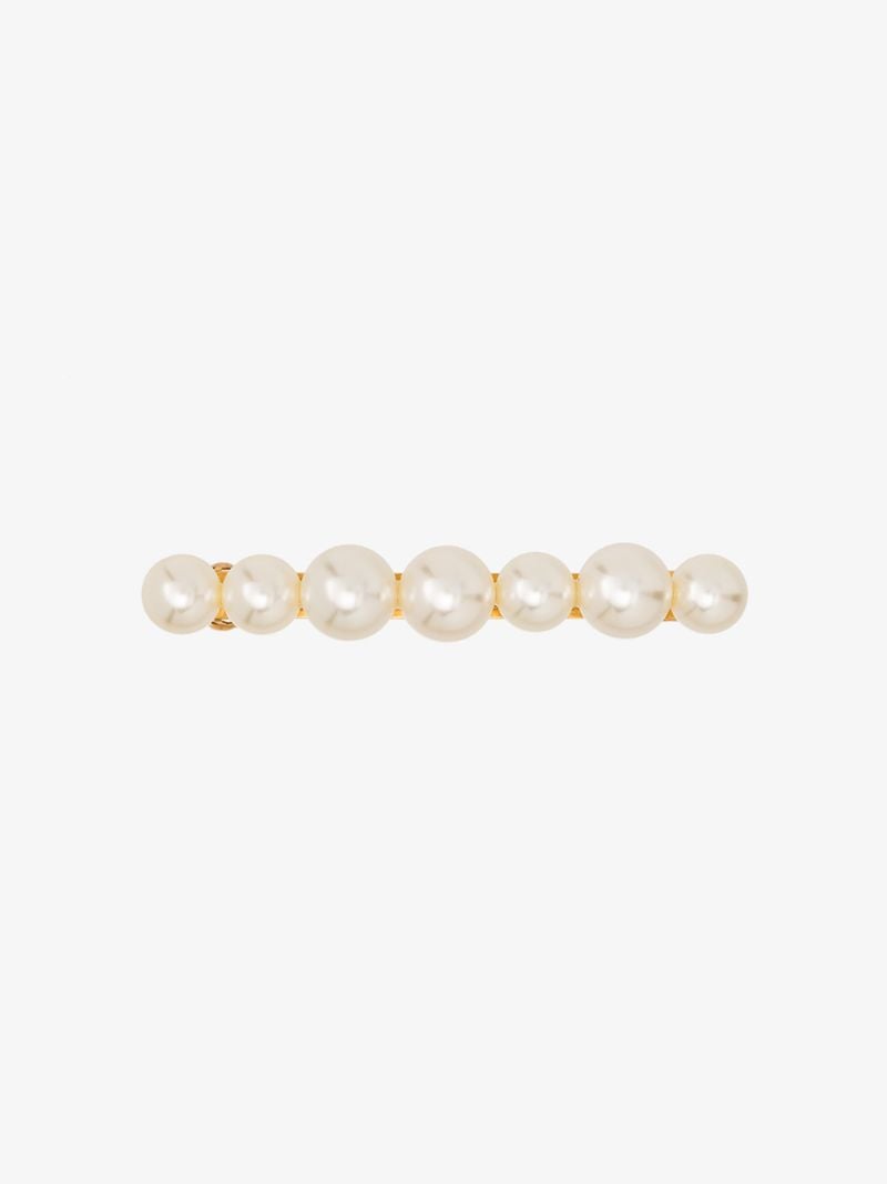 Yellow Gold-plated Gretel Pearl Hair Clip