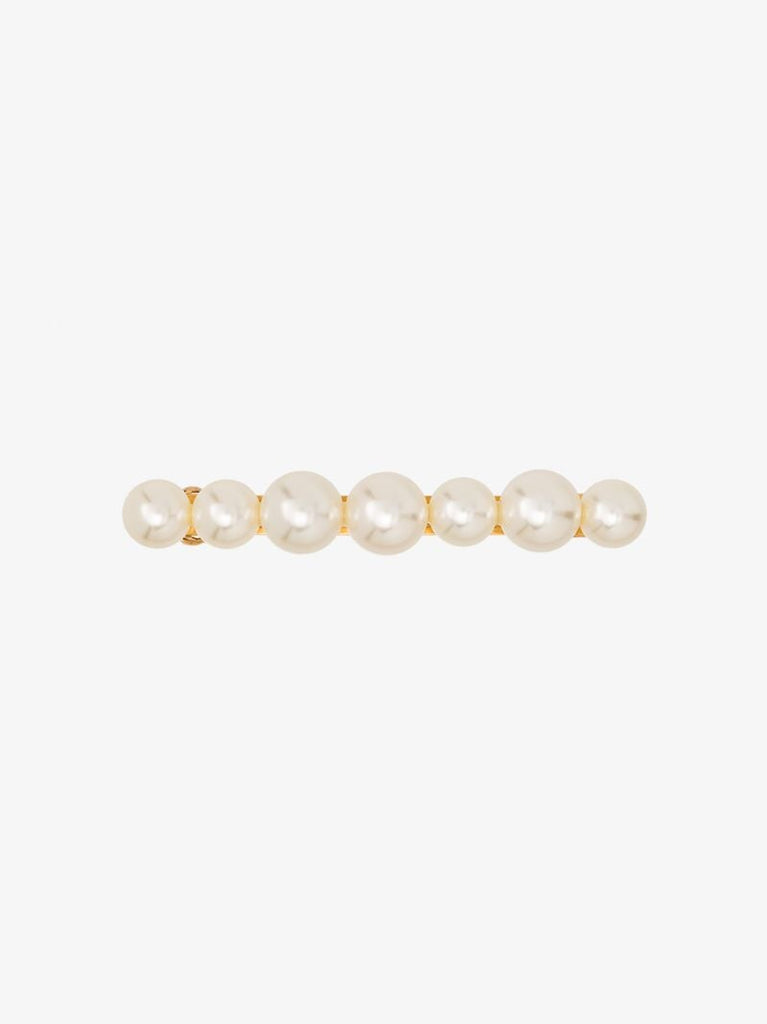Yellow Gold-plated Gretel Pearl Hair Clip