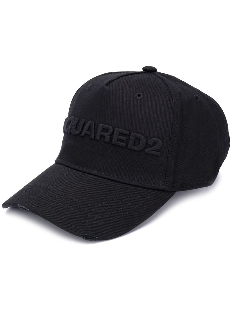 Black Embroiderd Logo Cap
