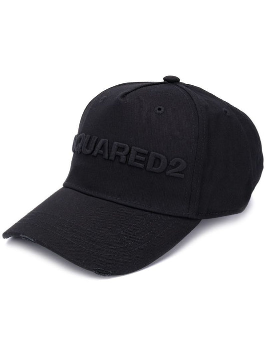 Black Embroiderd Logo Cap