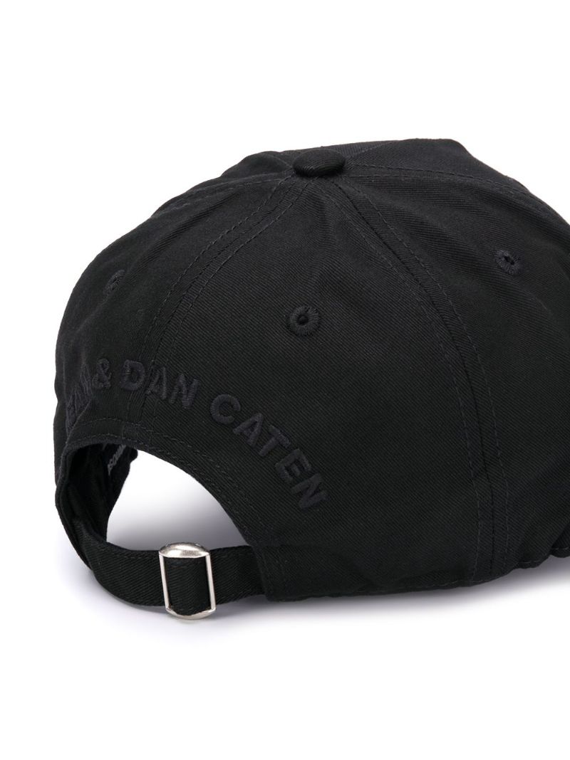 Black Embroiderd Logo Cap
