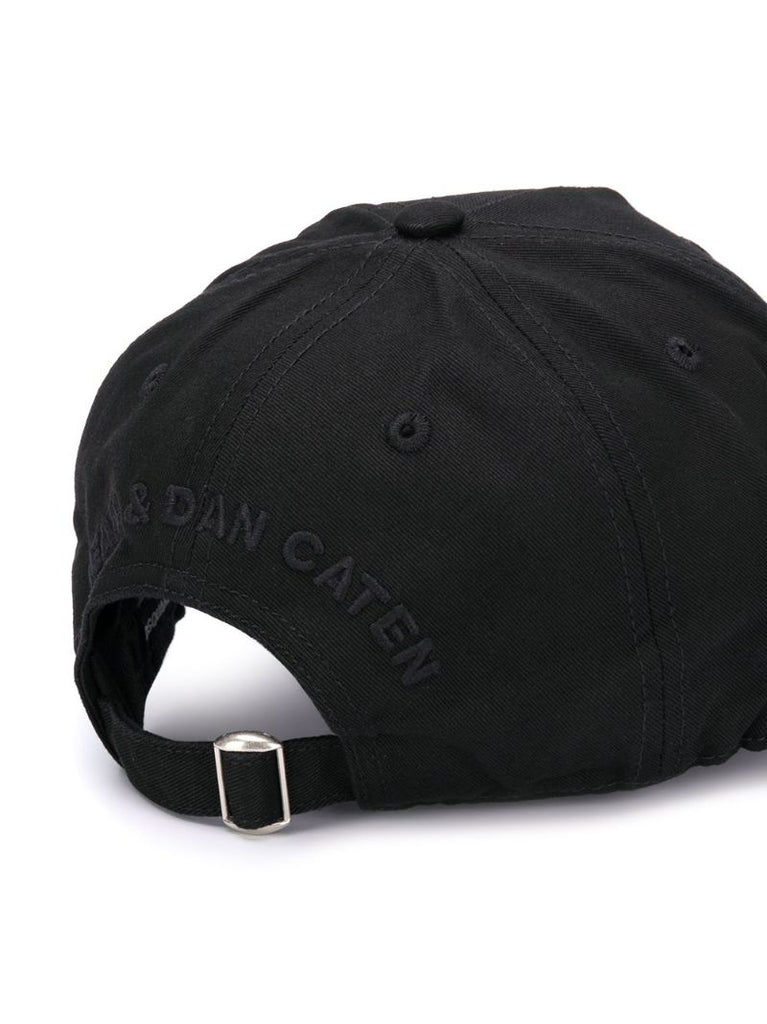 Black Embroiderd Logo Cap