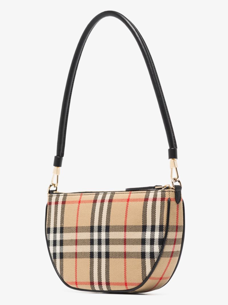 Neutral Phoebe Icon Stripe Mini Bucket Bag