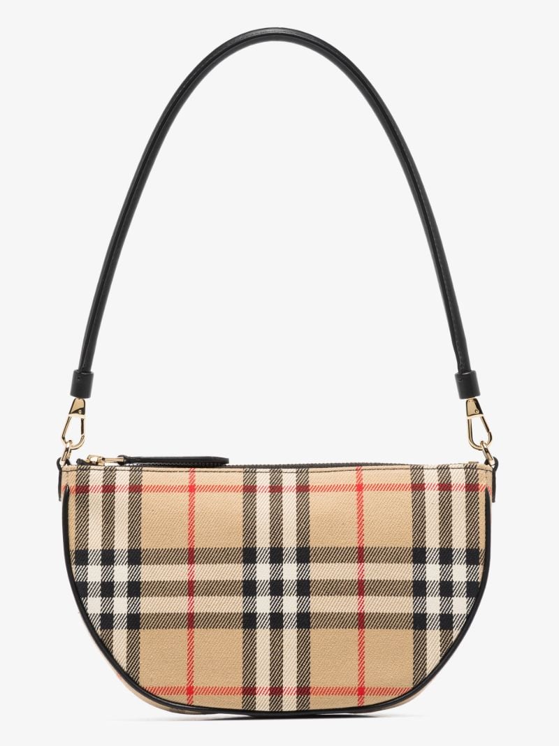 Neutral Phoebe Icon Stripe Mini Bucket Bag