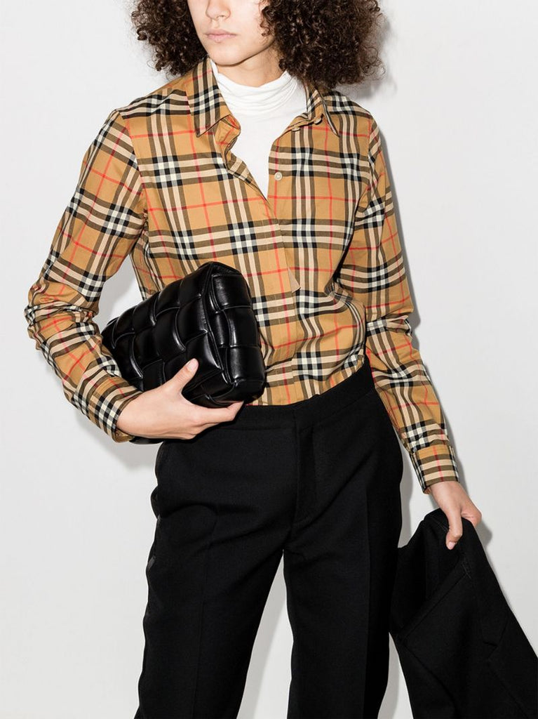 Vintage Check Print Shirt