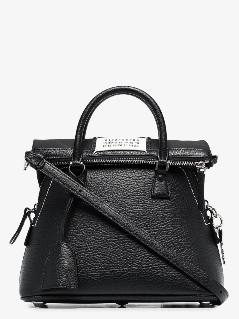 Black 5ac Pochette Medium Leather Shoulder Bag