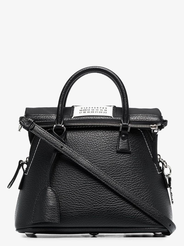 Black 5ac Pochette Medium Leather Shoulder Bag