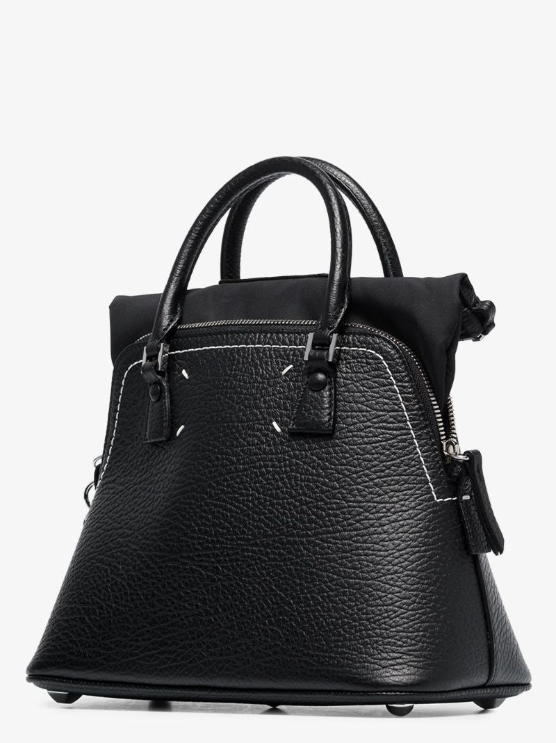Black 5ac Pochette Medium Leather Shoulder Bag