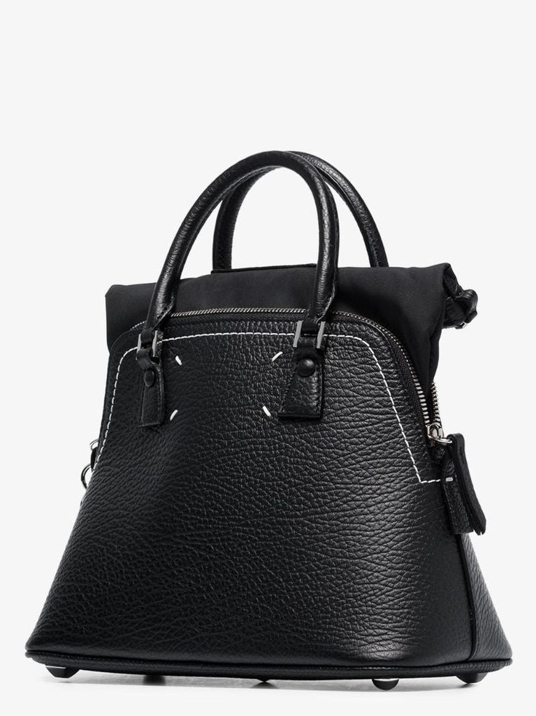 Black 5ac Pochette Medium Leather Shoulder Bag