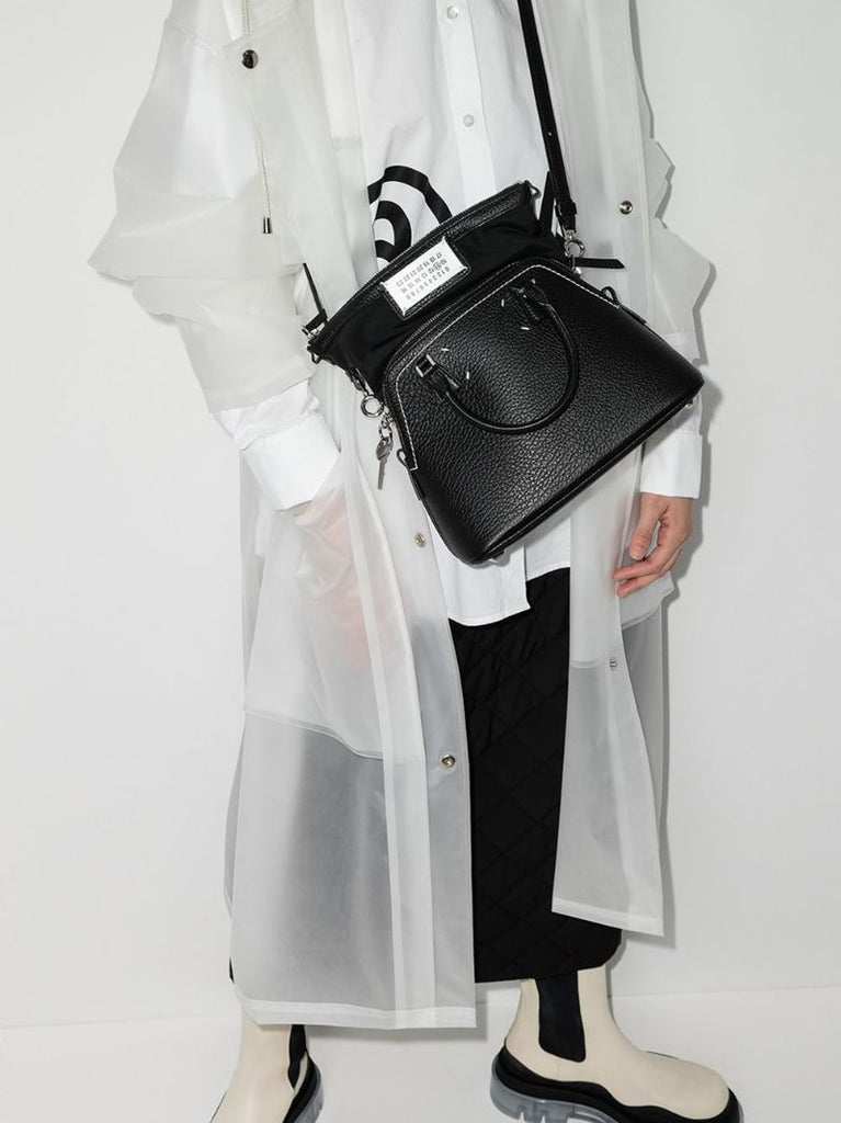 Black 5ac Pochette Medium Leather Shoulder Bag