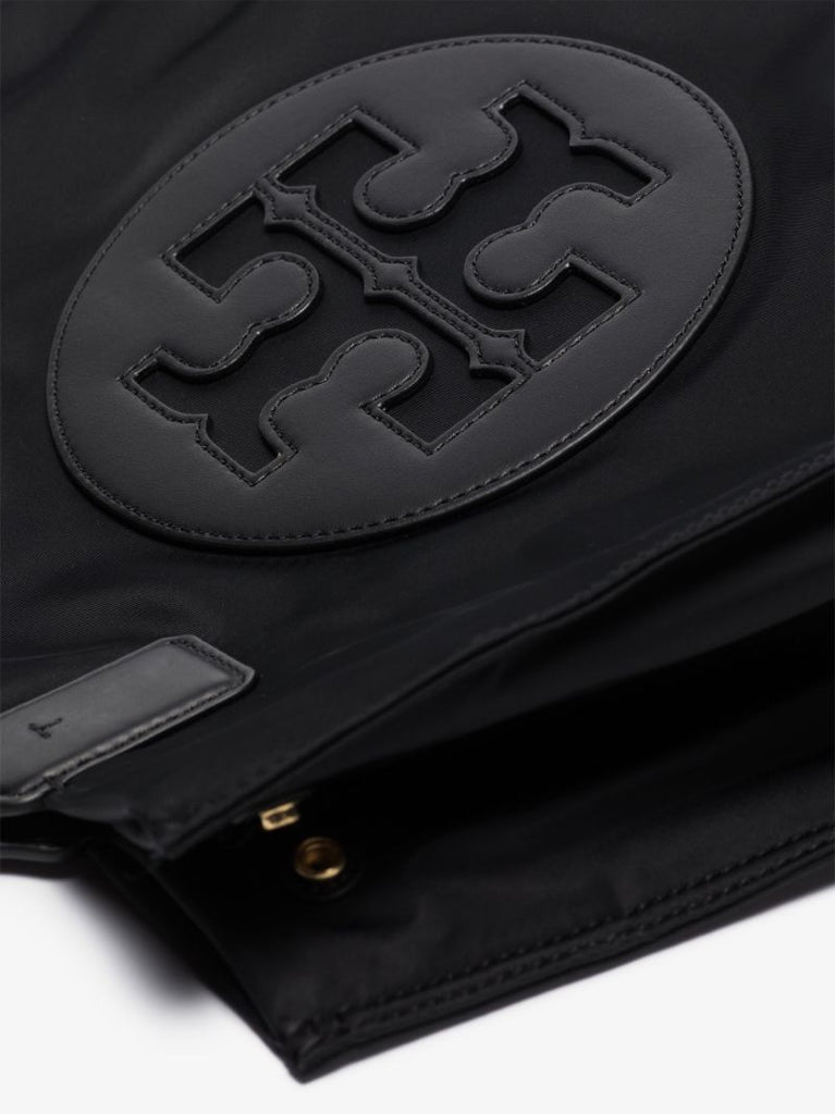 Black Ella Logo Tote Bag