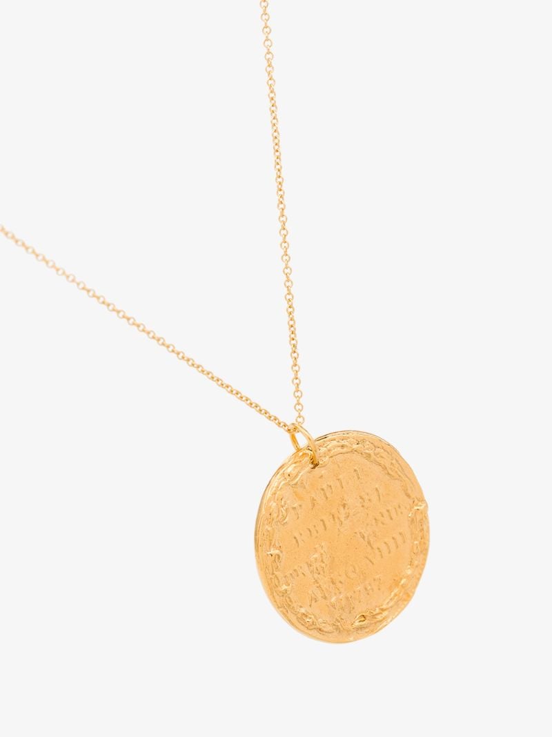 9k Yellow Gold Ii Leone Medallion Necklace