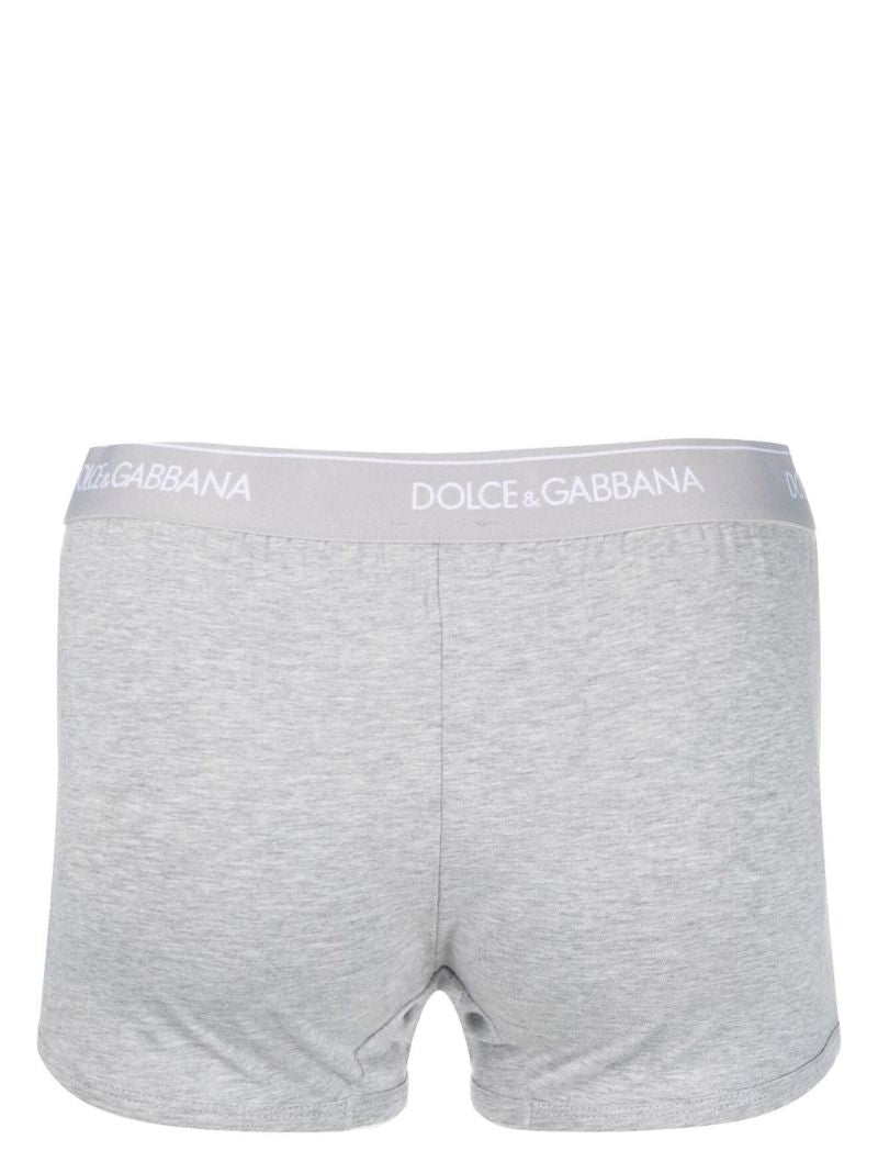 Grey Logo Boxer Briefs Set