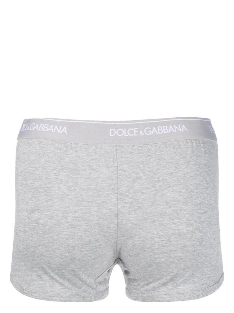 Grey Logo Boxer Briefs Set