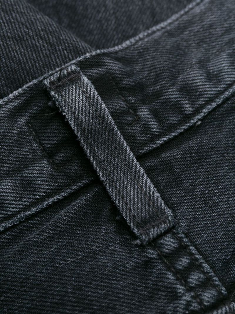 Black Annina High-rise Wide-leg Jeans