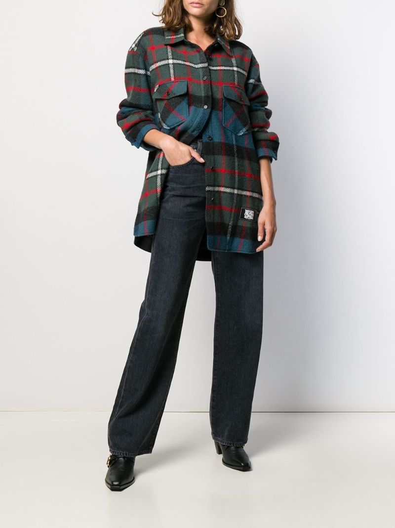 Black Annina High-rise Wide-leg Jeans