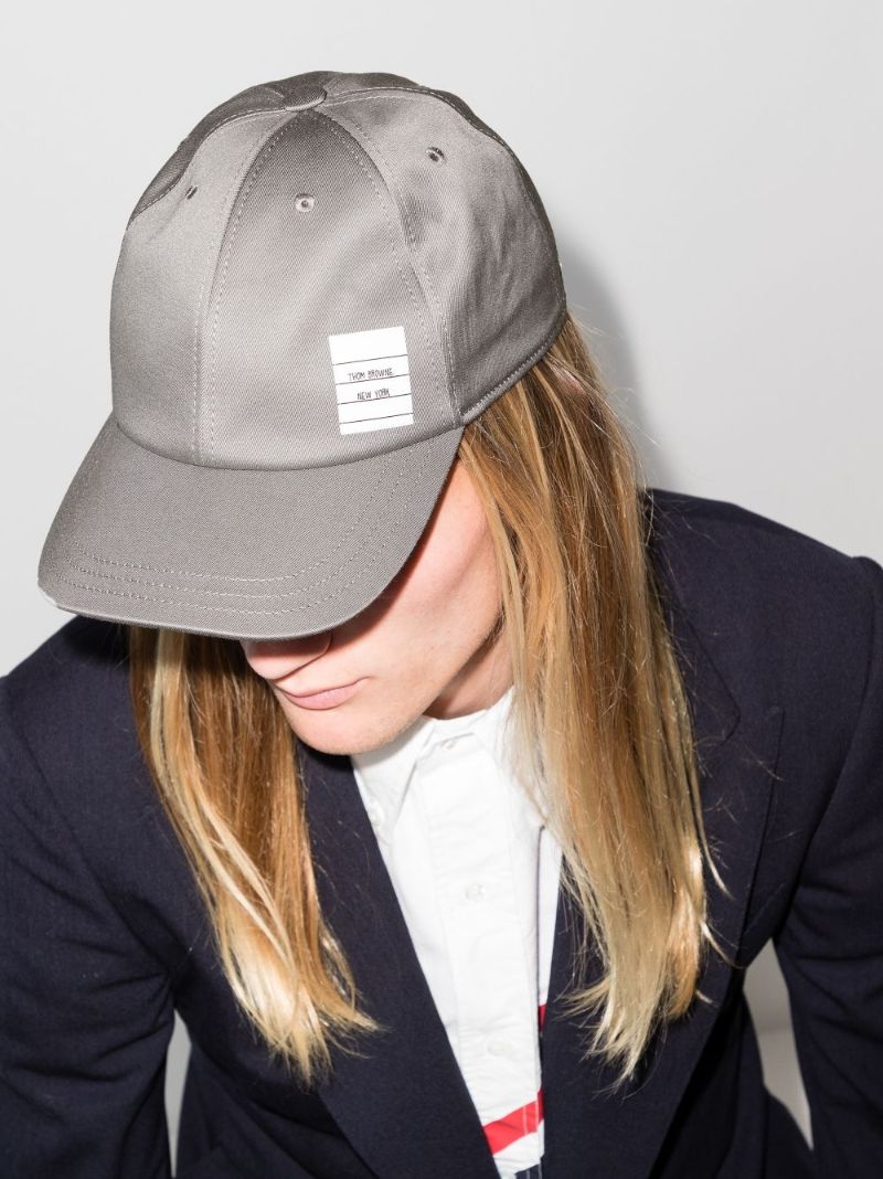 Grey Classic Panel Baseball Cap