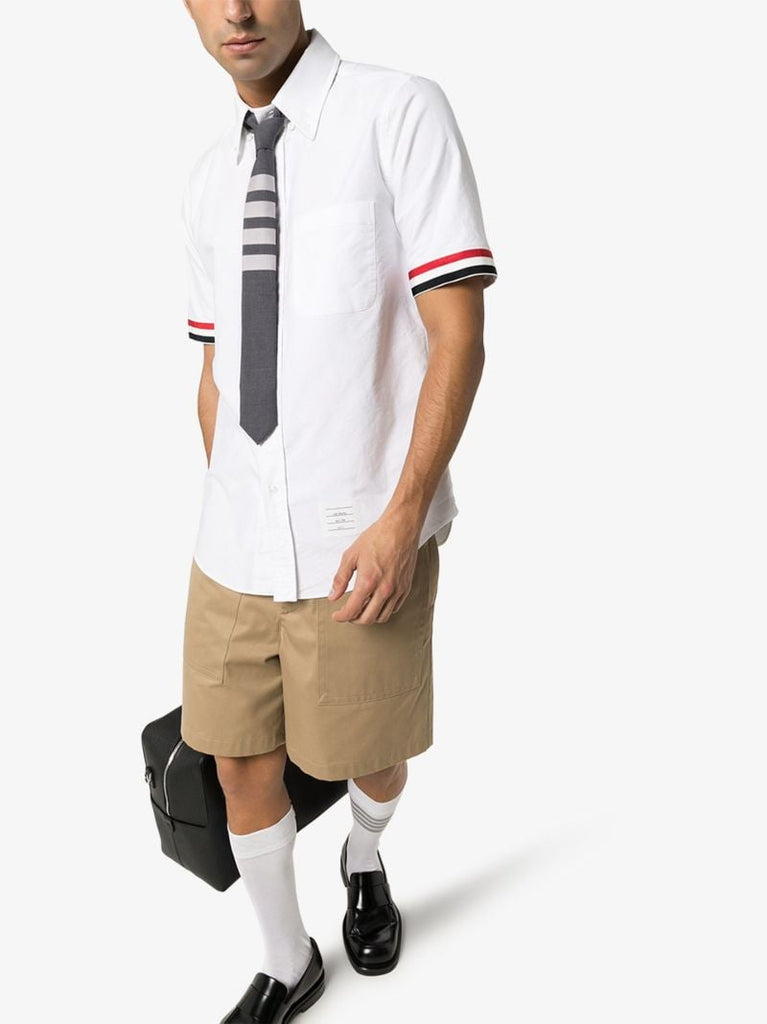 Grey 4-bar Stripe Tie