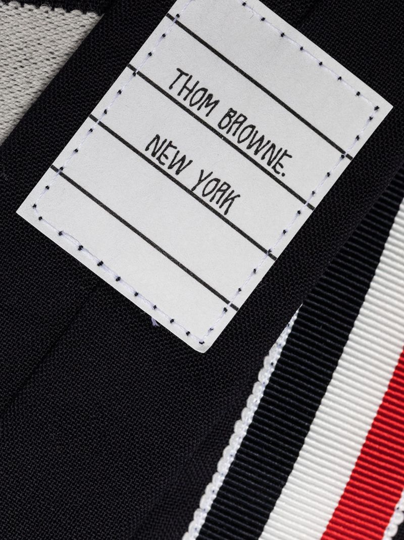 Black 4-bar Stripe Tie