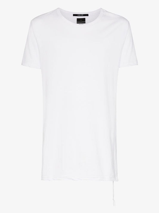 White Seeing Lines Cotton T-shirt
