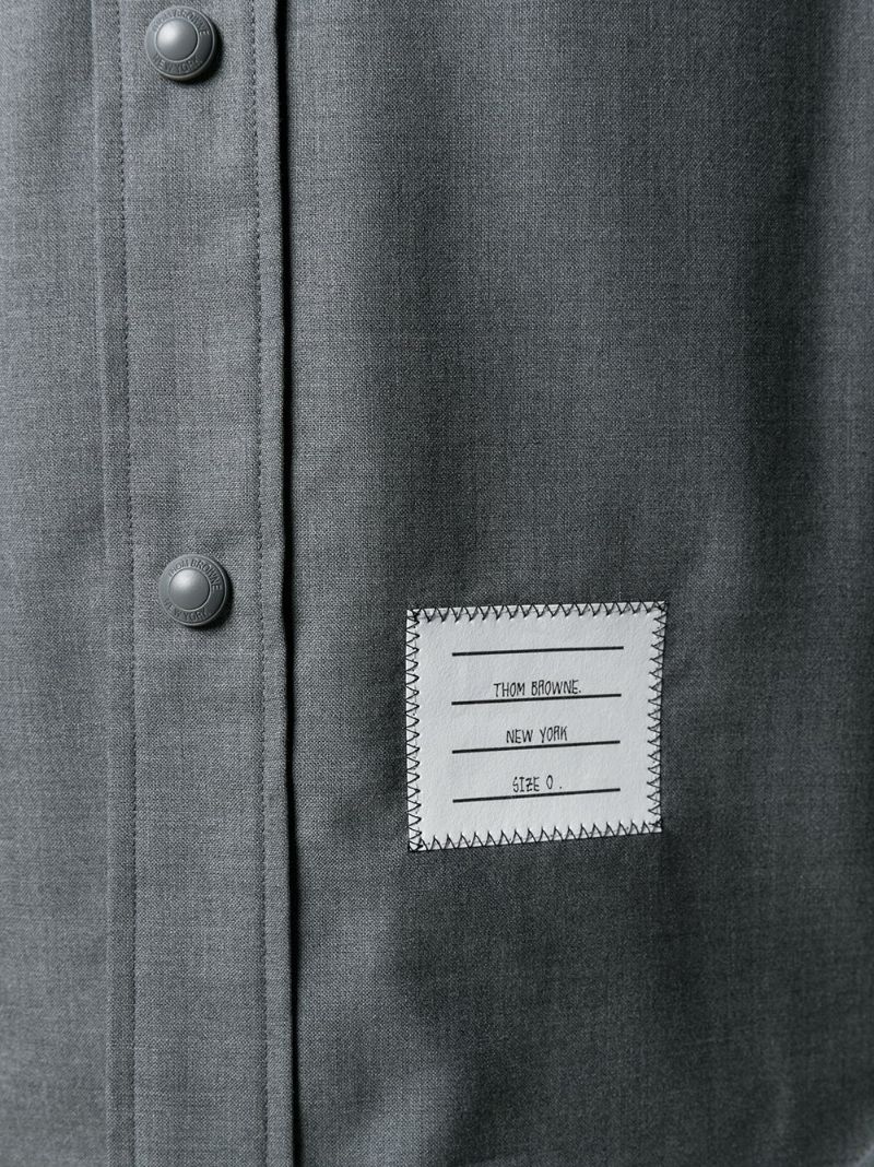 Grey 4-bar Shirt Jacket