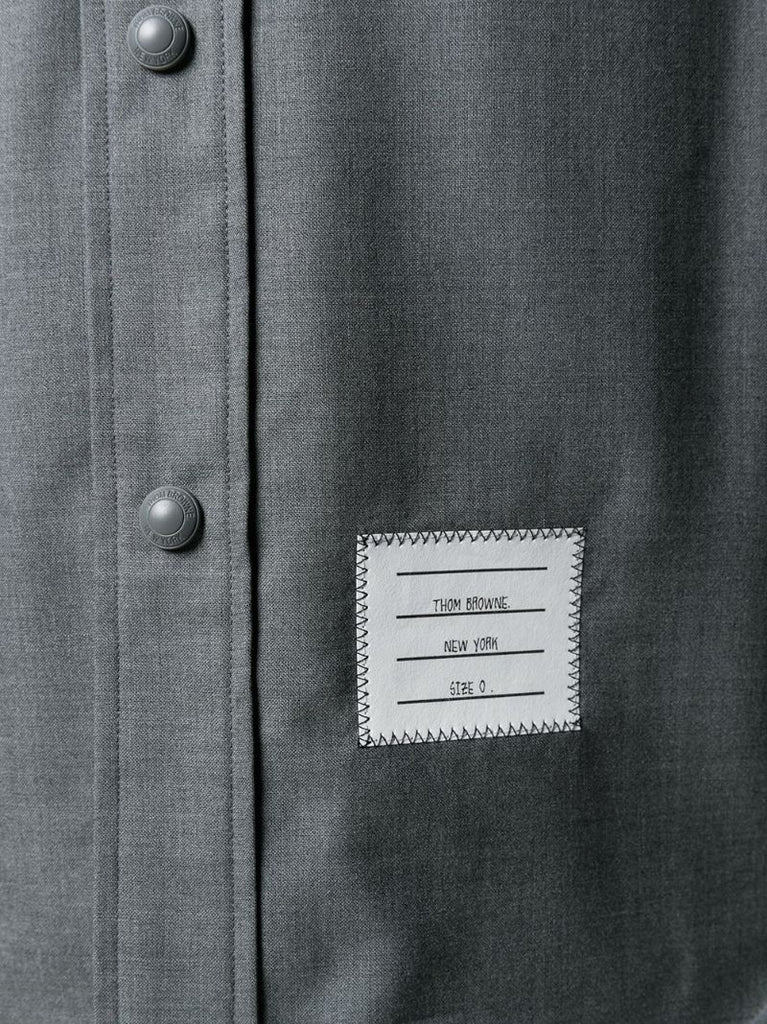 Grey 4-bar Shirt Jacket