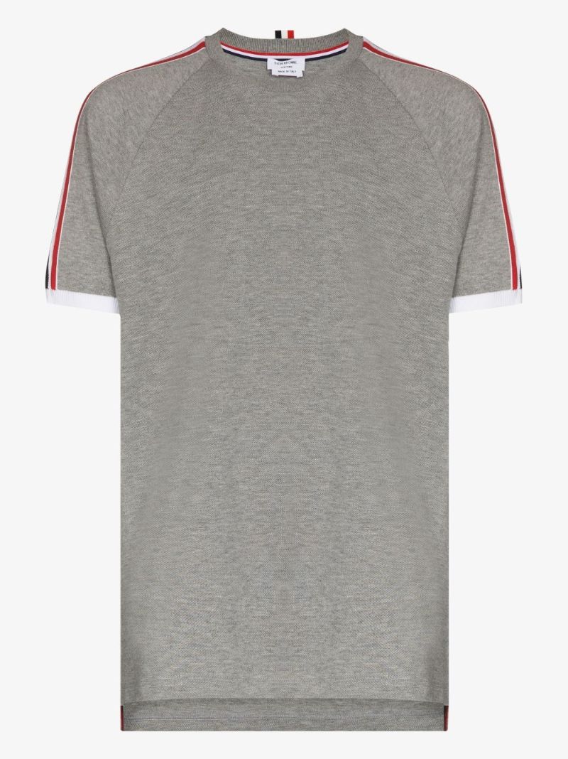 Grey Rwb Tape Cotton T-shirt