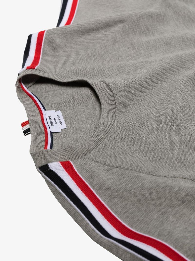 Grey Rwb Tape Cotton T-shirt