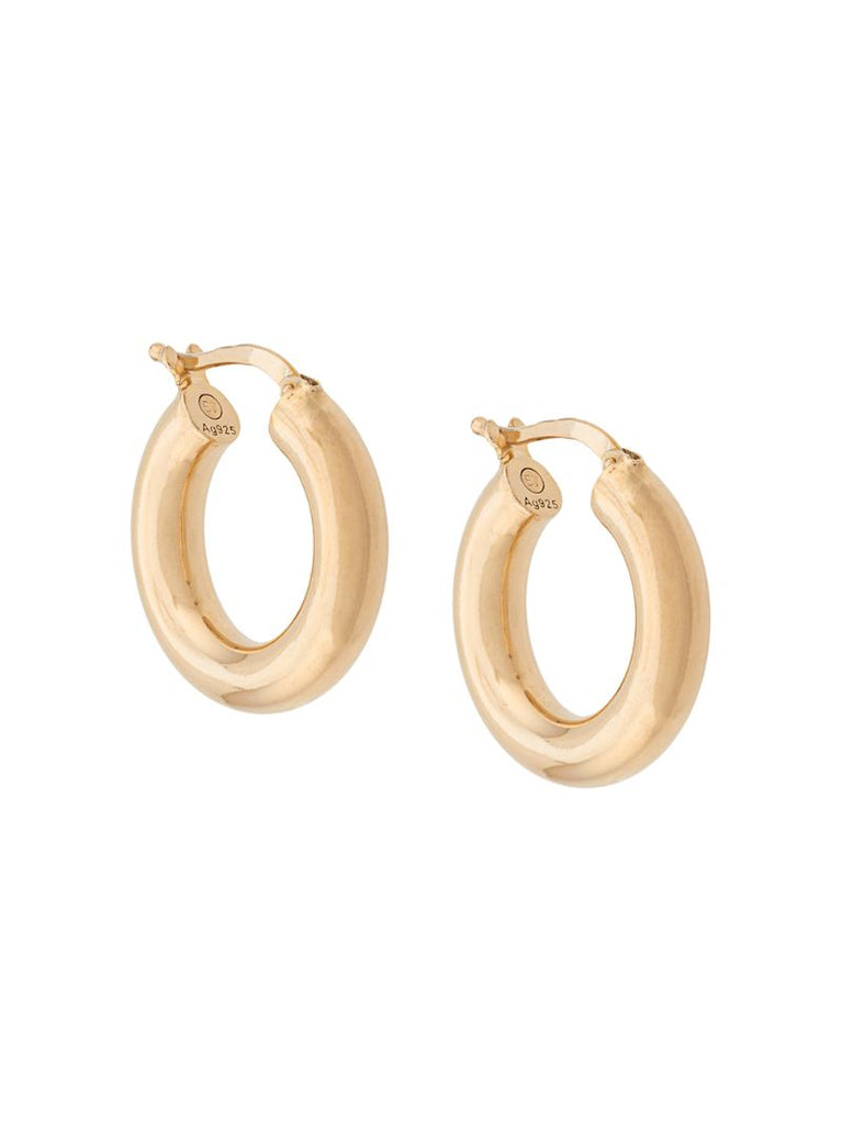 Gold-plated Hoop Earrings