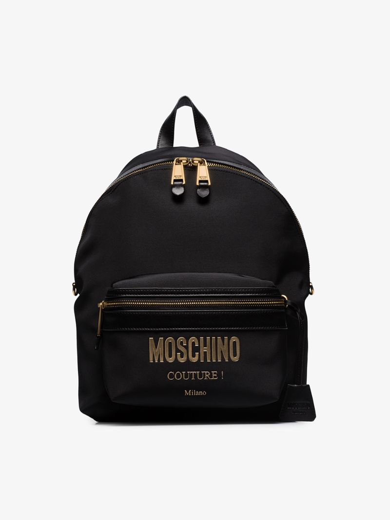 Black Logo Backpack