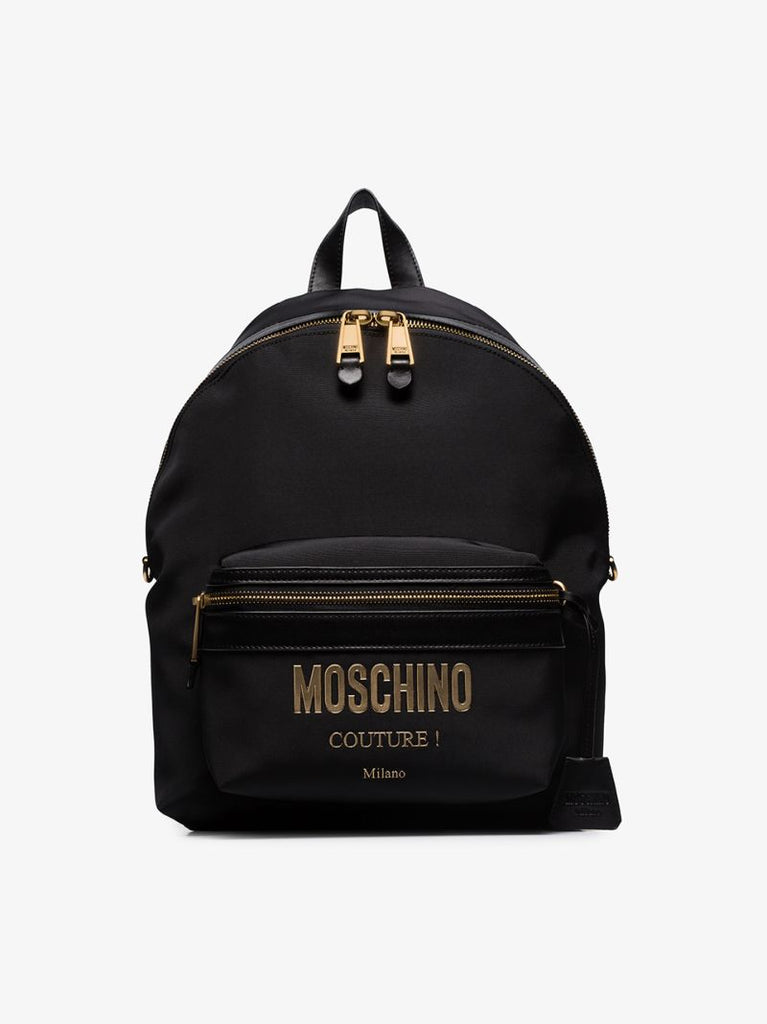 Black Logo Backpack