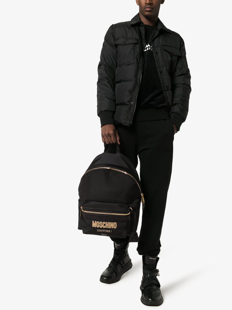 Black Logo Backpack