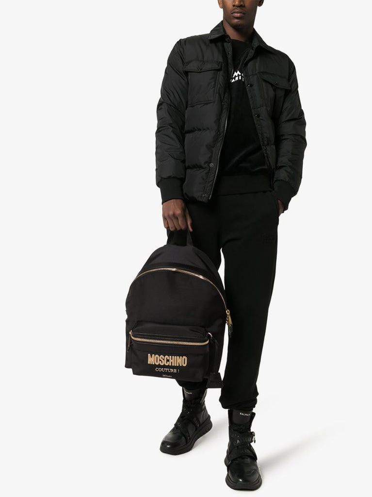 Black Logo Backpack