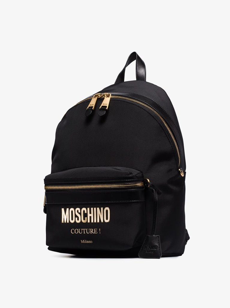 Black Logo Backpack