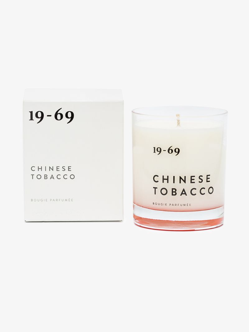 White Chinese Tobacco Candle