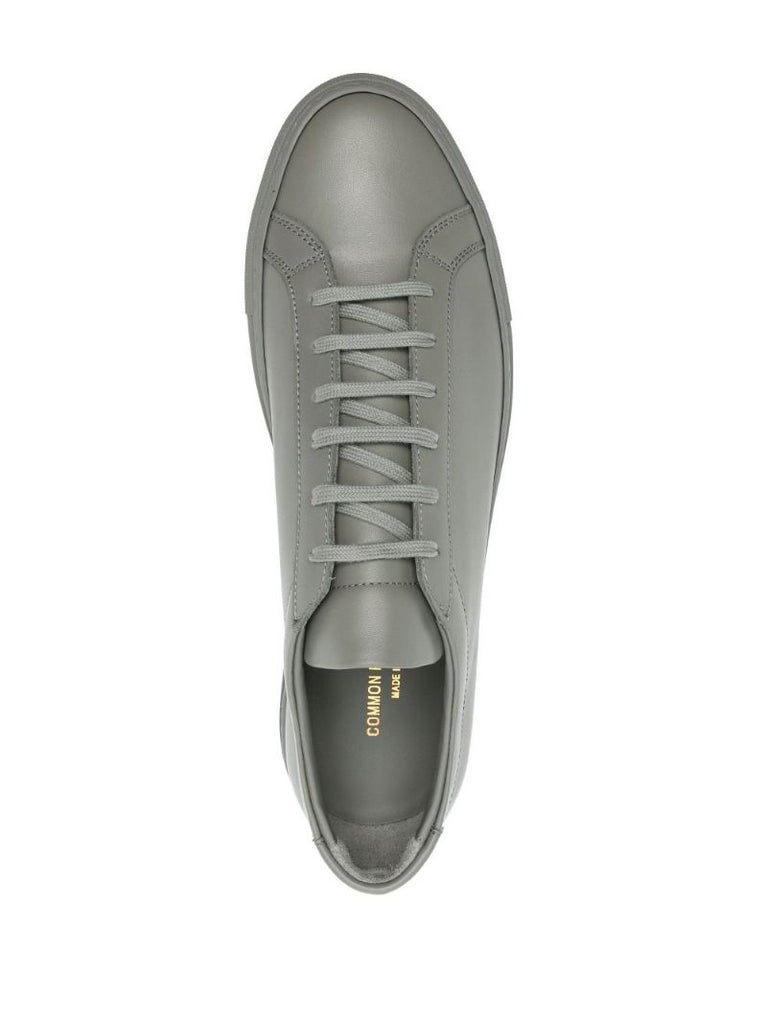 Grey Achilles Leather Sneakers