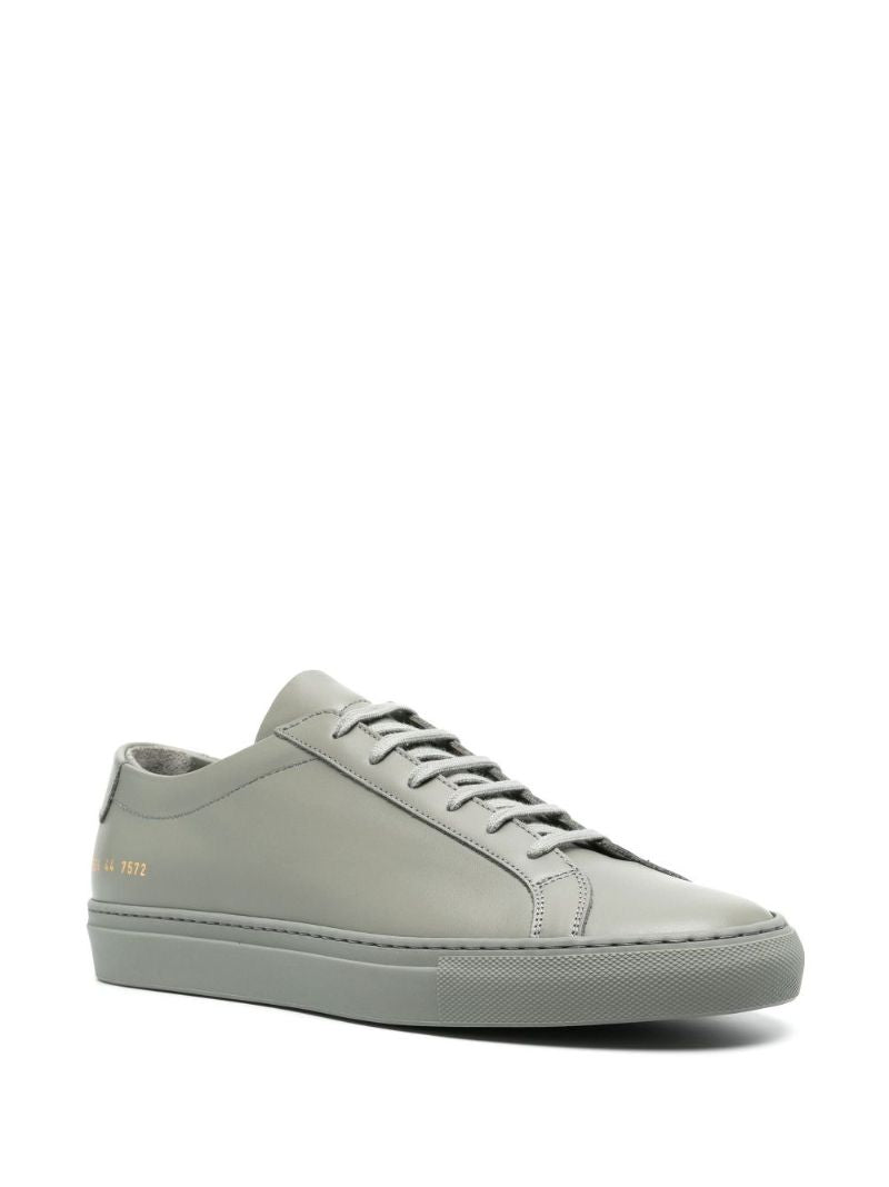 Grey Achilles Leather Sneakers