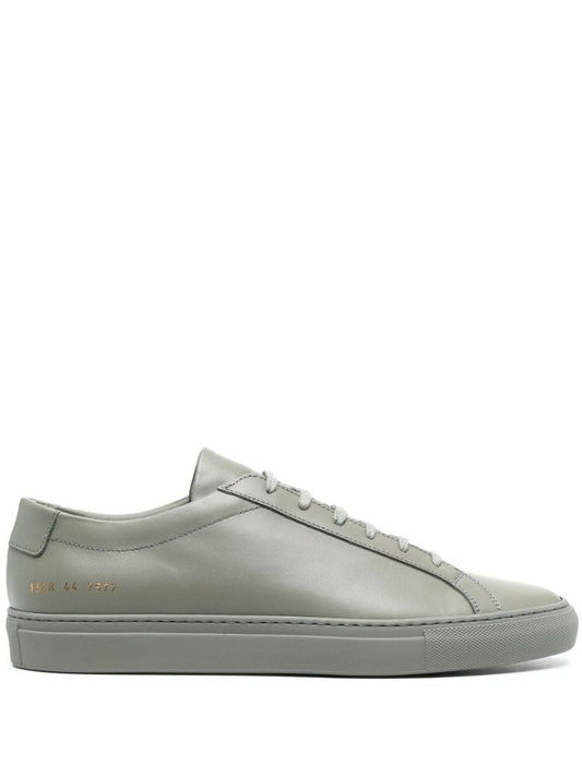Grey Achilles Leather Sneakers