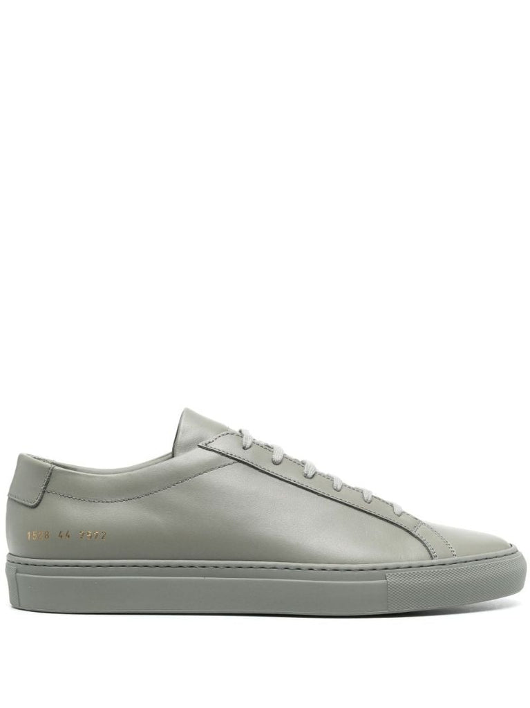 Grey Achilles Leather Sneakers
