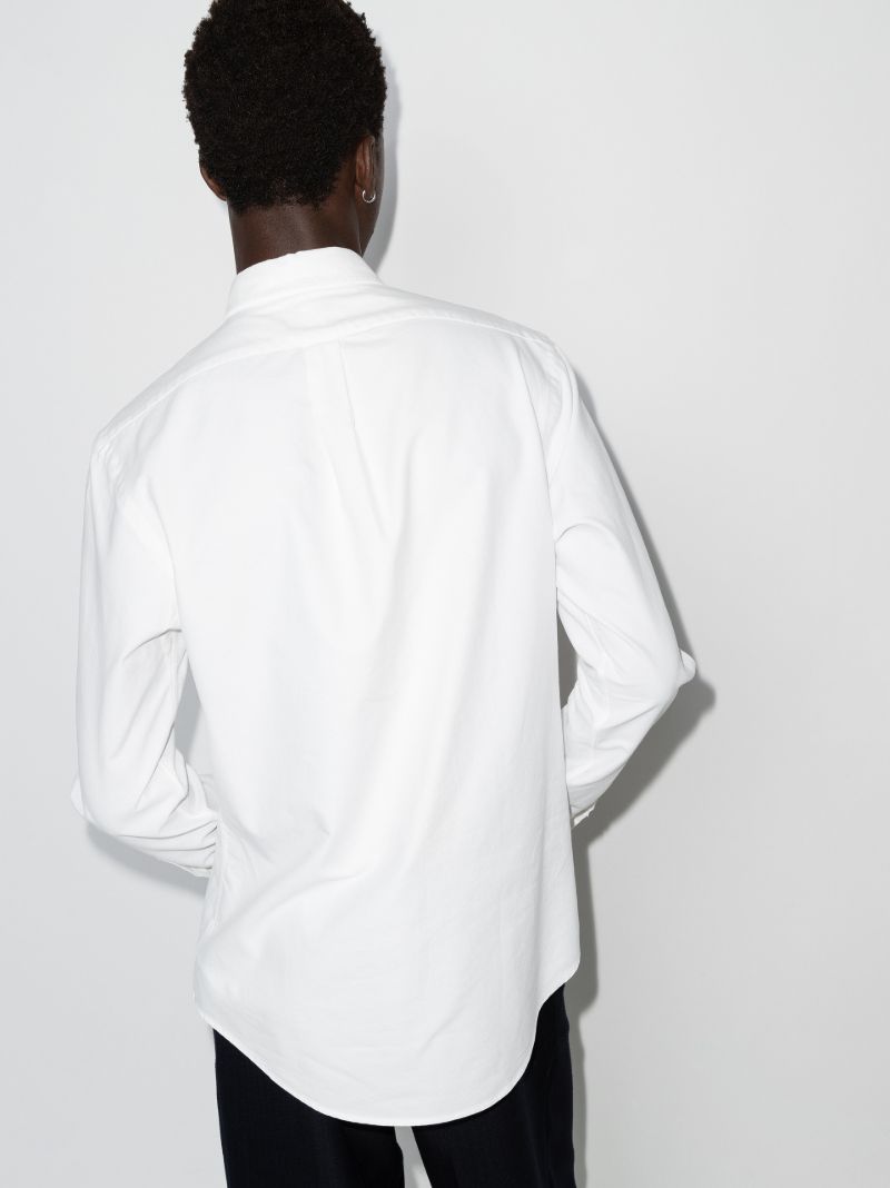 Logo-embroidered Long-sleeve Shirt