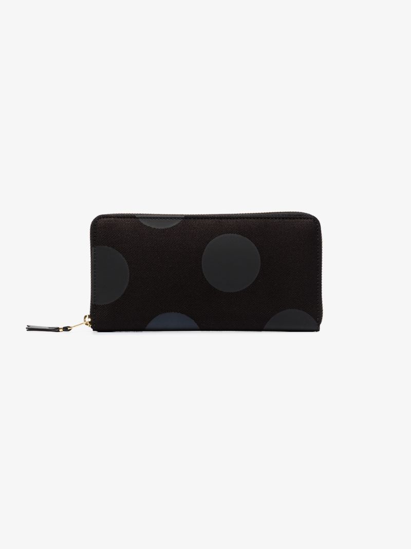 Black Polka Dot Wallet
